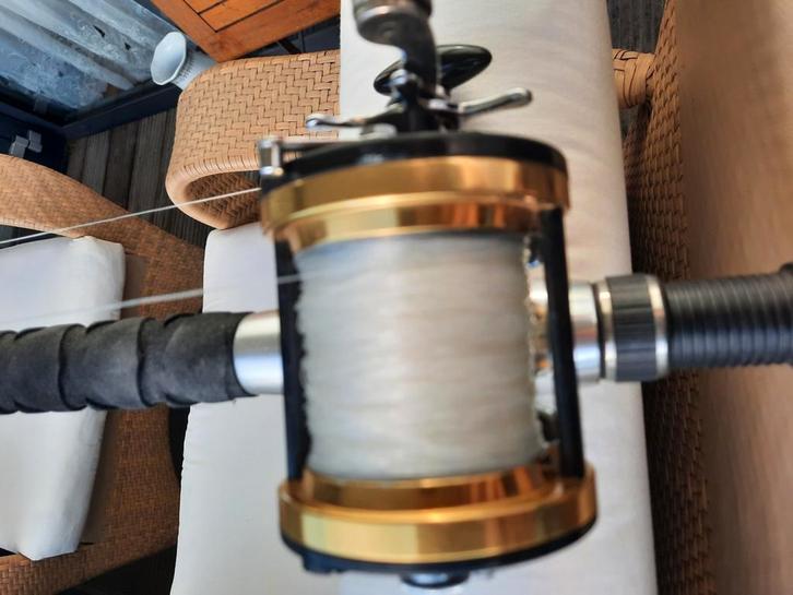 Combi set Penn Shimano, Doe-het-zelf en Verbouw, Buizen en Afvoer, Zo goed als nieuw, Overige typen, Pvc, Minder dan 2 meter, 80 mm of meer