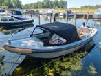 Stalen vlet sloep sleepvlet grachtenboot goed onderhouden!, Watersport en Boten, Ophalen, 10 tot 30 pk, Staal, Binnenboordmotor