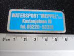 folie sticker watersport meppel kastanjelaan 19 logo, Verzamelen, Stickers, Verzenden, Zo goed als nieuw, Bedrijf of Vereniging