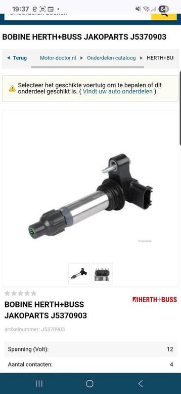 6 stuks nieuwe bobine J5370903 voor o.a opel
Cadillac
Suzuki beschikbaar voor biedingen