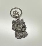 Sleutelhanger West Highland White Terrier - tin, Dier of Natuur, Nieuw, Ophalen of Verzenden, Nvt