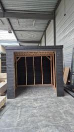 Nieuwe houten schuur met hoge korting, Ophalen, 250 tot 500 cm, Schuur, Met overkapping