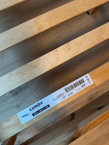 Ikea Luroy bedframe 140x200 met lattenbodem zonder matras - afbeelding 3