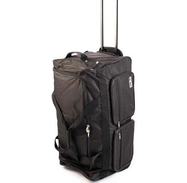 Trolleytas XXL ( 140L), Sieraden, Tassen en Uiterlijk, Tassen | Reistassen en Weekendtassen, Nieuw, Zwart, Uitschuifbare handgreep