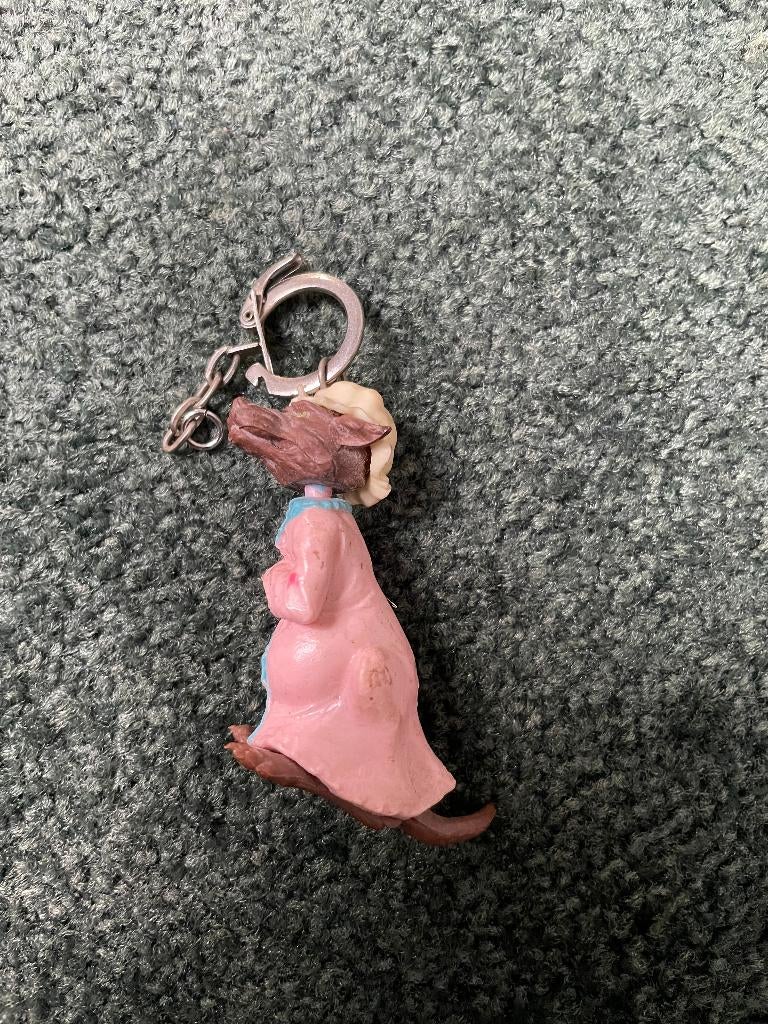 Sleutelhanger van de wolf bij Hans en Grietje, Ophalen of Verzenden, Gebruikt, Knuffel of Figuurtje