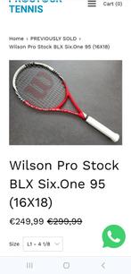 Wilson Tennis racket L1 Pro Stock BLX six One 95 NIEUW, Sport en Fitness, Tennis, Nieuw, Racket, Wilson, Ophalen of Verzenden