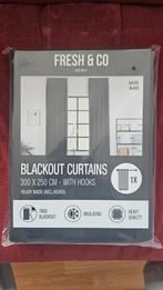 Nieuwe Blackout Gordijnen, Huis en Inrichting, Stoffering | Gordijnen en Lamellen, Ophalen, 200 cm of meer, Zwart, Nieuw