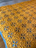 Gele Gehaakte Sprei, Ophalen, Overige kleuren, 150 tot 200 cm, 200 cm of meer