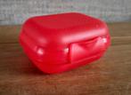 Tupperware Smartclipdoos Lunchdoos Mini Rood 9,5 x 7,5 x 5cm, Ophalen of Verzenden, Zo goed als nieuw, Rood, Overige typen