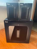 Sonos Sub + 2x Sonos One (lege dozen), Ophalen of Verzenden, Gebruikt, Overige typen, Sonos