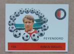 Feyenoord Monty plaatje nummer 139    RINUS ISRAEL, Verzamelen, Ophalen of Verzenden, Zo goed als nieuw, Feyenoord, Poster, Plaatje of Sticker