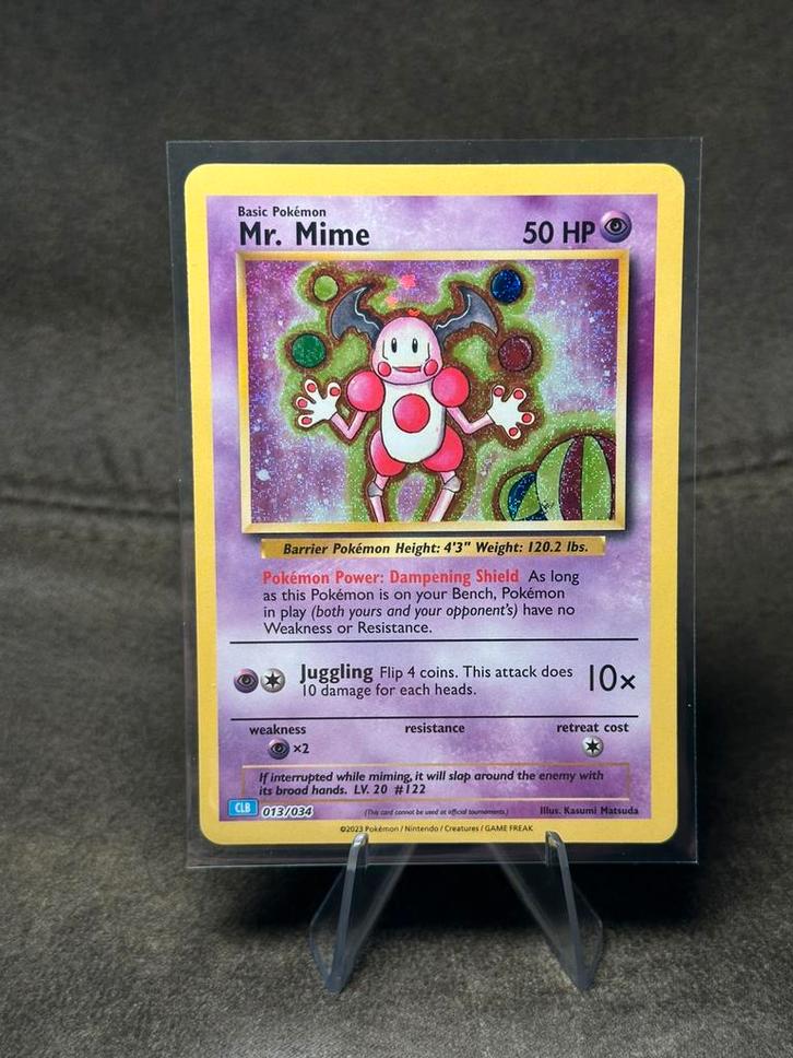 Mr. Mime #13 013/034 (Pokemon TCG Classic: Blastoise Deck), Hobby en Vrije tijd, Verzamelkaartspellen | Pokémon, Zo goed als nieuw