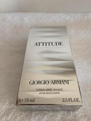 Armani Attitude after shave lotion 75 ml. Discontinued beschikbaar voor biedingen
