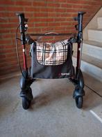 Rollator Topro Troja 2G rood - zo goed als nieuw, Ophalen, Opvouwbaar, Gebruikt