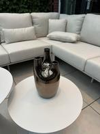 Tulpenvaas - 3 gaten - Bruin - Brons - Geglazuurd - Zgan, Huis en Inrichting, Woonaccessoires | Vazen, Overige kleuren, Aardewerk of Porselein