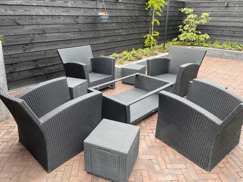 Mooi loungeset van Bellagio (in zeer goede staat), Tuin en Terras, Tuinsets en Loungesets, Zo goed als nieuw, Wicker, Ophalen