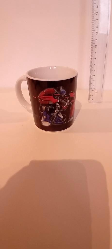 Transformers Optimus Prime Mok, Huis en Inrichting, Woonaccessoires | Schalen en Manden, Gebruikt, Rond, Porselein of Keramiek