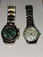 Twee horloges: Guess & Plein, Staal, Gebruikt, Staal, Guess