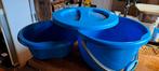 Afwasteil 3 delig blauw, Ophalen