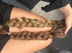Human hair extensions, Ophalen of Verzenden, Zo goed als nieuw, Pruik of Haarverlenging