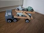 Te koop: Little Dutch oplegger incl originele 4 auto's, Ophalen of Verzenden, Nieuw, Rij- of Hobbelspeelgoed