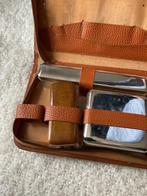 Vintage reiszak heren, leer, Antiek en Kunst, Ophalen of Verzenden