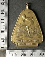 medaille, Schaatsen, twee provinciën poldertocht 40 KM, Verzenden, Overige materialen, Nederland