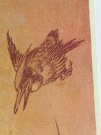Prent Japan 20e eeuw Vogel, Antiek en Kunst, Kunst | Overige Kunst, Verzenden