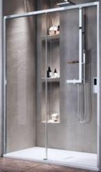 Douchewand (schuifdeur) Novellini, Ophalen, Nieuw, Chroom, Douche