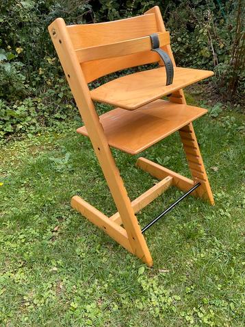 Stokke Tripp Trapp kinderstoel naturel hout beschikbaar voor biedingen
