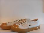 Lacoste gympen/sneakers linnen wit (maat 38), Wit, Ophalen of Verzenden, Lacoste, Sneakers of Gympen