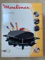 Moulinex gourmetstel, raclette / grill / crêpes / steengrill, Ophalen of Verzenden, Zo goed als nieuw, 8 personen of meer