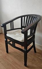 Mooie teak hout stoel fauteuille, Huis en Inrichting, Stoelen, Ophalen, Gebruikt, Bruin, Koloniaal landelijk