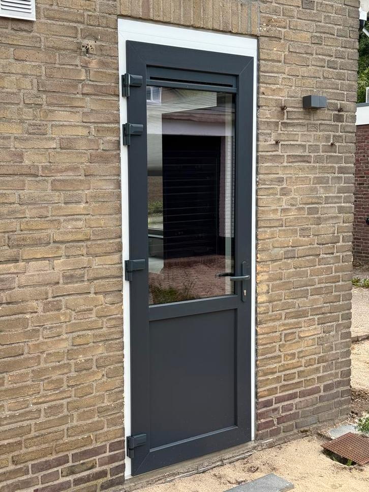 Buitendeur Achterdeur, Doe-het-zelf en Verbouw, Deuren en Horren, Zo goed als nieuw, Buitendeur, 215 cm of meer, 80 tot 100 cm