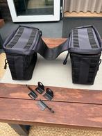 Motor Zadeltassen met Bevestiging, Motoren, Accessoires | Koffers en Tassen, Ophalen of Verzenden, Gebruikt