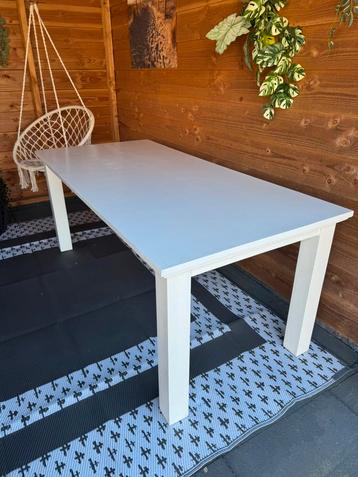 Eettafel 190x90x80 Wit beschikbaar voor biedingen