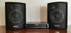 Verhuur Stereo Set - Versterker Skytec + 2 Disco Speakers, Losse componenten, Zo goed als nieuw, Speakers, Ophalen