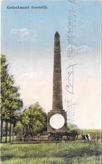 Gedenknaald Soesdijk-Baarn met koe in Kleur. 1932, Ophalen of Verzenden, 1920 tot 1940, Gelopen, Utrecht