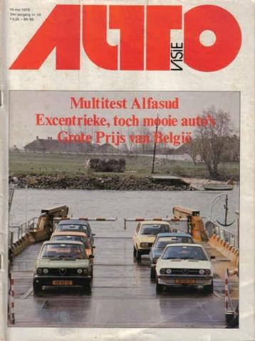 Autovisie 10 1979 : Alfa Romeo Alfasud - Renault 20 TL en TS beschikbaar voor biedingen