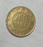 200 lire Italië 1978, Postzegels en Munten, Munten | Europa | Niet-Euromunten, Ophalen of Verzenden