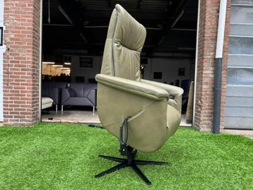 Sta-op stoel PROMINENT groen design fauteuil leer beschikbaar voor biedingen