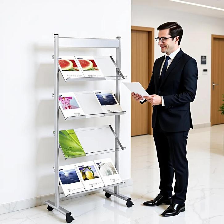 Folderhouder Switch - Folderrek - Brochurehouder - veel keus, Diversen, Bureau-accessoires, Nieuw, Verzenden