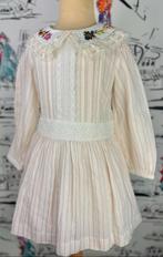 Gucci ivory cotton jacquard jurk meisje maat 4 (98-104), Gucci EU, Customercare@gucci.com, Zo goed als nieuw, Jurk of Rok