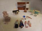 Vintage Poppenhuis Popjes en Meubels, Verzamelen, Poppenhuizen en Toebehoren, Ophalen of Verzenden, Zo goed als nieuw, Poppenhuis