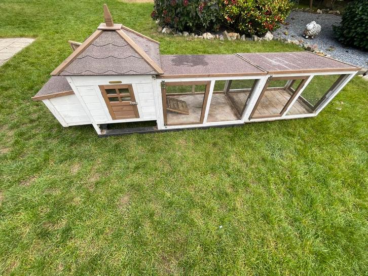 Cavia / konijnen/ kippen hok, Dieren en Toebehoren, Knaagdieren en Konijnen | Hokken en Kooien, Zo goed als nieuw, Hok, 90 cm of meer