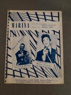 Bladmuziek - Marina - Johnny Hoes, Muziek en Instrumenten, Bladmuziek, Ophalen of Verzenden, Gebruikt, Artiest of Componist, Populair