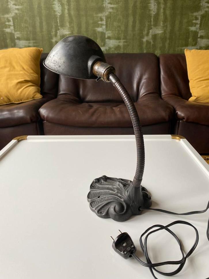 Pracht antieke art deco lamp, tafellamp. 1930 30s eagle, Antiek en Kunst, Antiek | Lampen, Ophalen of Verzenden