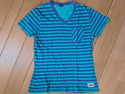 SOHO t- shirt groen blauw streep maat S, Kleding | Heren, T-shirts, Zo goed als nieuw, Maat 46 (S) of kleiner, Blauw, Verzenden