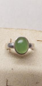 Oude zilveren ring met steen, Sieraden, Tassen en Uiterlijk, Antieke sieraden, Ophalen of Verzenden, Zilver, Ring, Met edelsteen