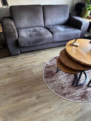 Bankstel 2 1/2 zits antraciet